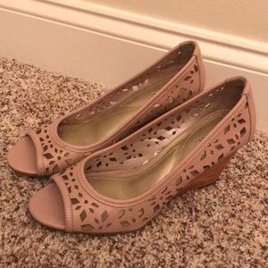 Merona Wedge Peep Toe Heel 7.5M